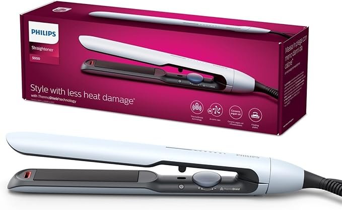 Philips Serie 5000 BHS530/00 – Alisado rápido y cuidado con ThermoShield