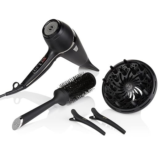 Ghd Air Dry Kit – Secador profesional con difusor y accesorios