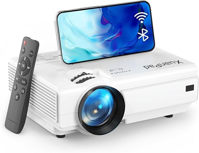 XuanPad Mini Proyector WiFi6 Bluetooth Full HD