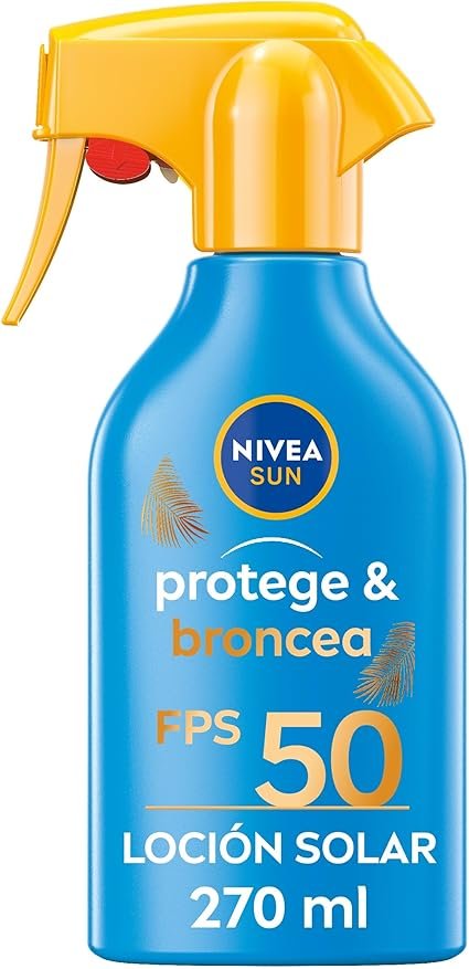 NIVEA SUN Protege & Broncea Spray Solar FP50 – Protección y bronceado en uno