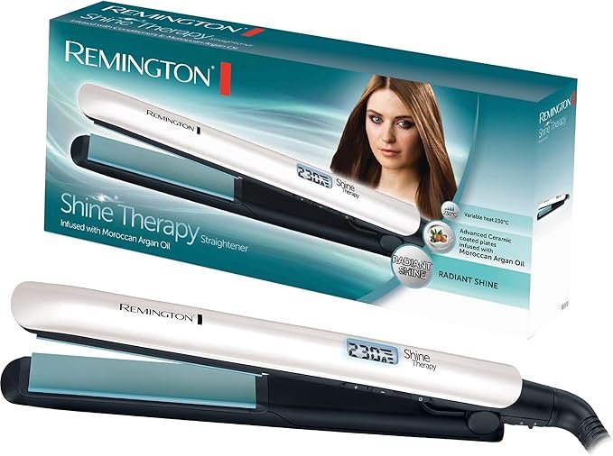 Remington S8500 Shine Therapy – Alisado con brillo extra gracias al aceite de argán