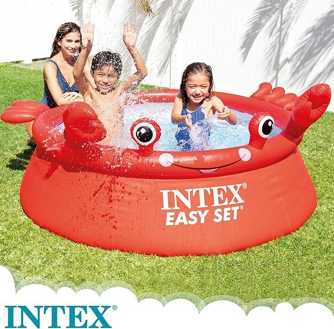 Intex Easy Set 26100NP – Piscina Infantil Cangrejo 183x51 cm