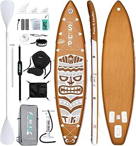 FunWater Tabla de Paddle Surf Inflable 350 cm – Aventura sobre el agua sin límites